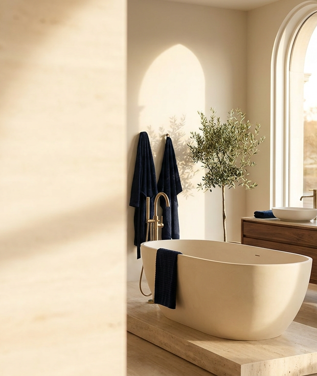 Modern bathroom interior
